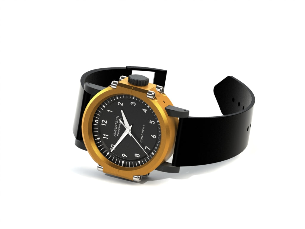 Monoment-watch-golden-golden-grey | Augustsen København